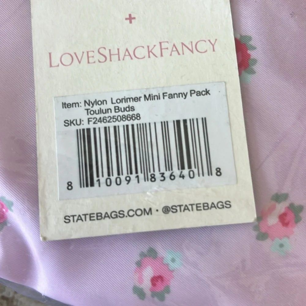 State x LoveShackFancy Lorimer Mini Fanny Pack W/extension Belt